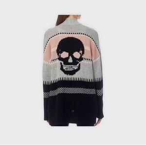 360 Cashmere Vivienne Skull Cashmere Cardigan